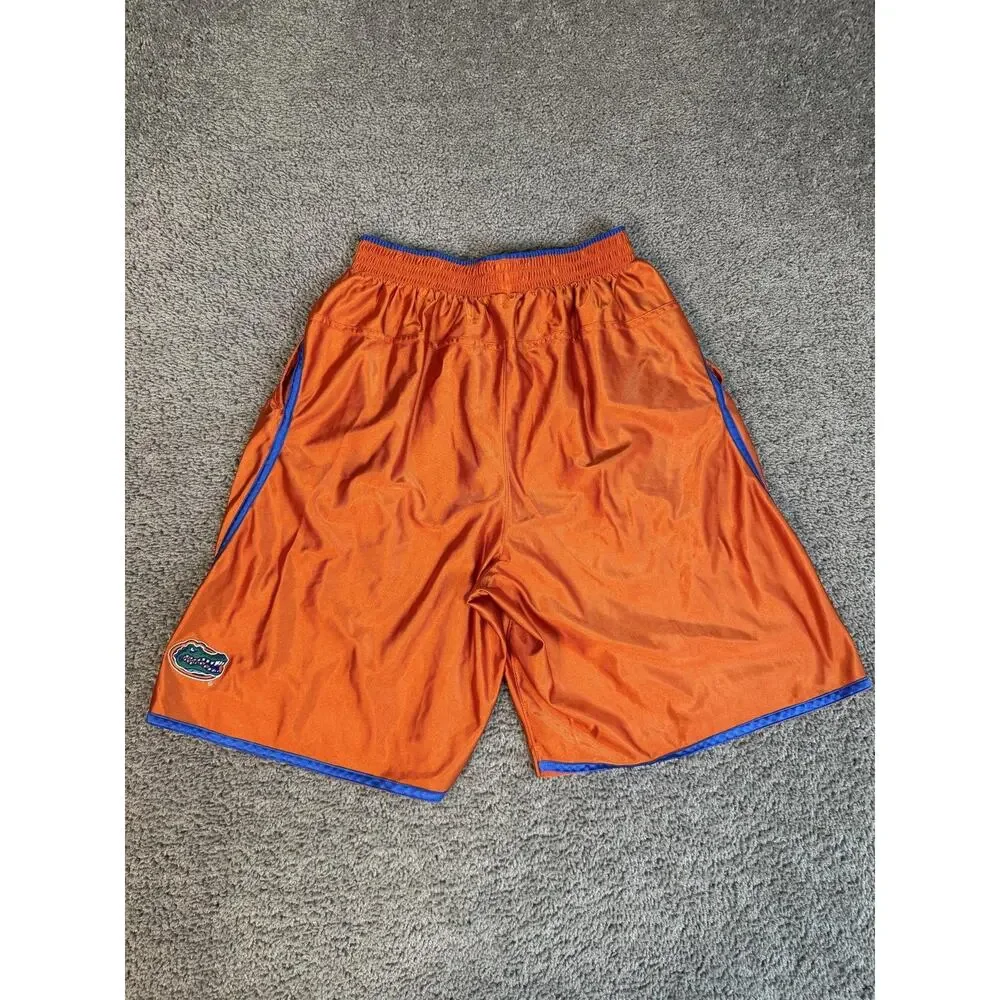 Florida Gators Shorts Boys L Orange Mesh Nike Elastic Drawstring Pockets